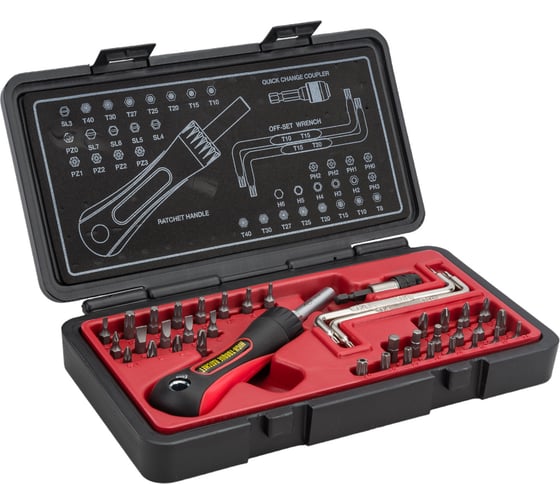 Изображение товара Набор битов Aist 39 предметов 1010439 00-00006513