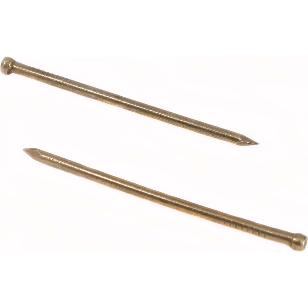 Изображение товара Финишные гвозди Доброга 1.2x35 мм латунь 100 г для отделочных работ
