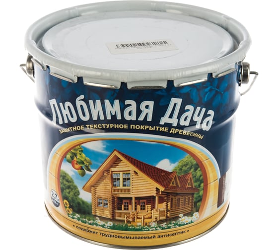 Изображение товара Защитно-декоративное покрытие для древесины Любимая дача (орех; полуматовое; 2.7 л) 35274