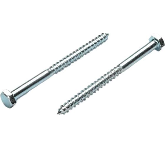 Изображение товара Шурупы с шестигранной головкой Доброга 6x150 мм, цинк, 50 шт. ЦБ-00028305