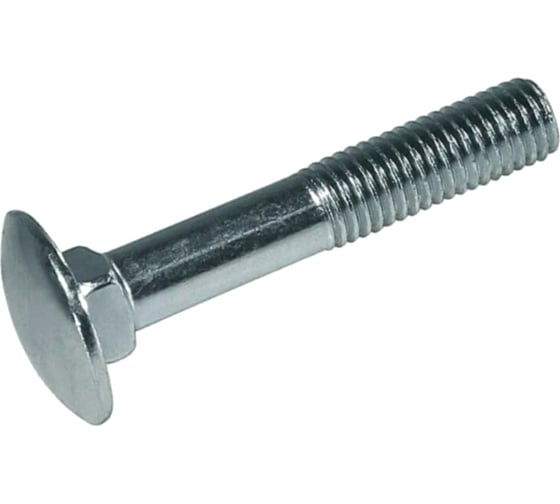 Изображение товара Мебельный болт с квадратным подголовником Доброга М6x40 мм, цинк, DIN 603, 5 кг ЦБ-00029749