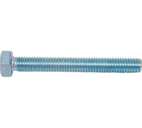 Изображение товара Болт Доброга М6x50 мм, цинк, к.п. 4.8, DIN 933, 5 шт. ТД-00009466
