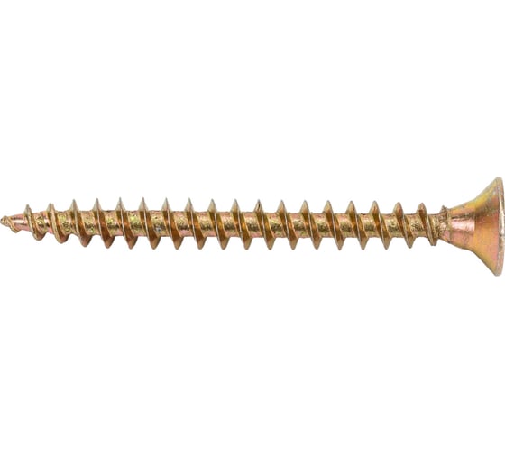 Изображение товара Универсальные саморезы Стройбат желтые 4.5х45 200 шт. 2641139 / 076141