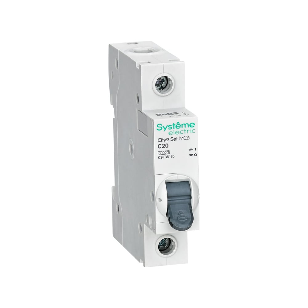 Изображение товара Автоматический выключатель Systeme Electric City9 set 20А 6kA 230В