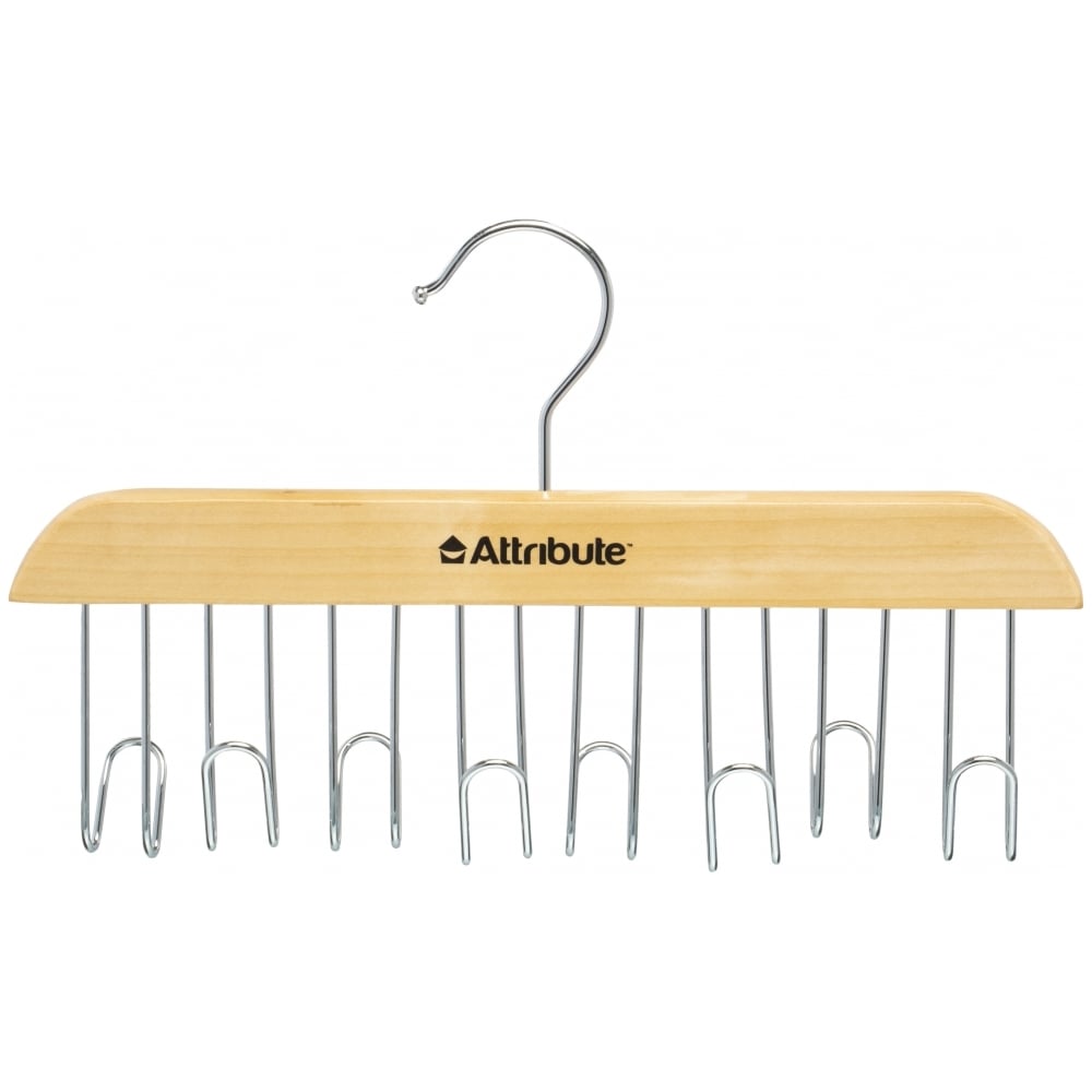 Изображение товара Вешалка для ремней Attribute classic AHN861 универсальная металл и дерево