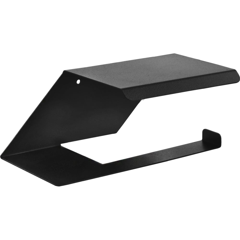 Изображение товара Держатель для туалетной бумаги с полочкой Manzzaro 011 116117 - металлический настенный аксессуар ч