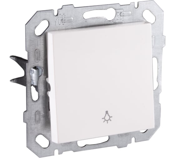 Изображение товара Выключатель проходной встраиваемый Netelsan 1 клавиша 220В 10А, цвет белый M.U.ANH.70000