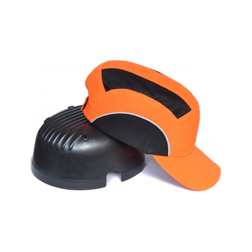 Изображение товара Летняя каскетка MILL люкс оранжевая с амортизацией и светоотражающими элементами