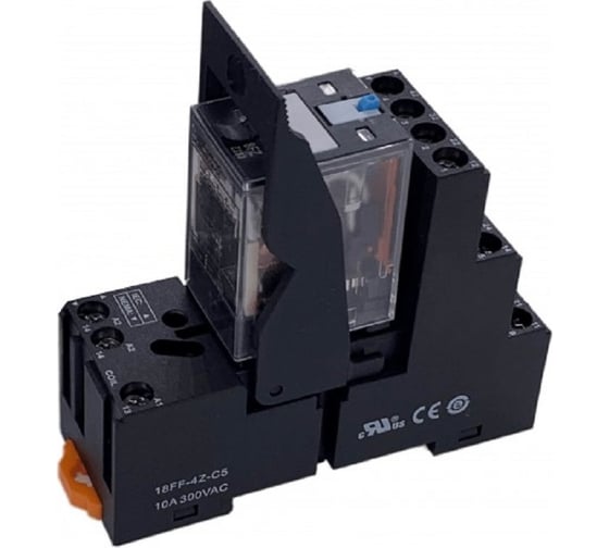 Изображение товара Комплект реле Доступная Автоматика 4co 6a; agni; катушка 24b dc, hongfa HF18-024DC-4-DA
