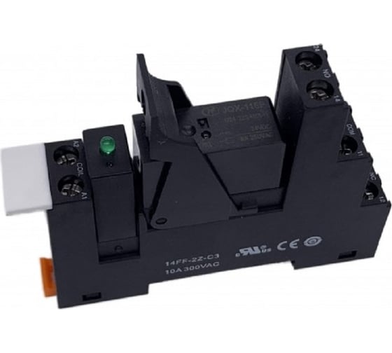 Изображение товара Комплект реле Доступная Автоматика 2co 8a; agni; катушка 24b dc, led, hongfa HF115-024DC-2-LED