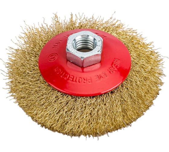 Изображение товара Щетка-крацовка Vorel 100 мм х М14 чашка с гайкой 06972