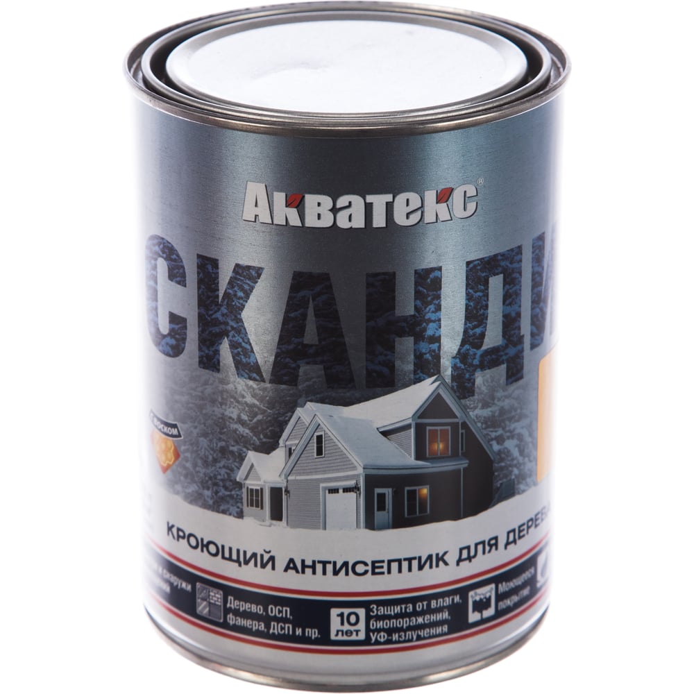 Защитно-декоративное покрытие для древесины Акватекс масло для наружных работ belinka 201 натуральный 0 75л