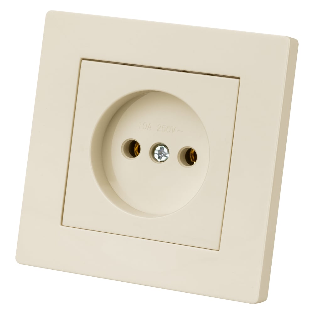Изображение товара Розетка TDM ELECTRIC 2п 10А 250В слоновая кость Сенеж