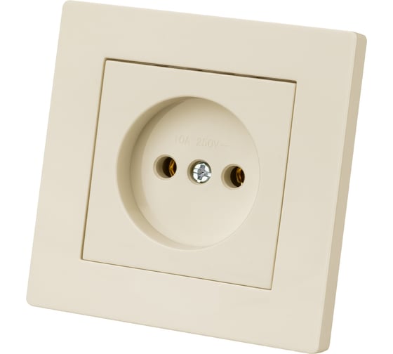 Изображение товара Розетка TDM ELECTRIC 2п 10А 250В слоновая кость "сенеж" SQ1816-0130