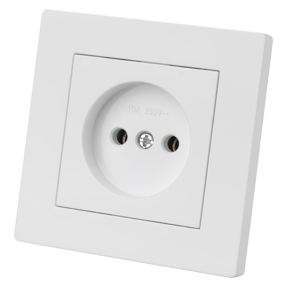 Изображение товара Розетка TDM ELECTRIC 2п 10А 250В сенеж белая SQ1816-0030