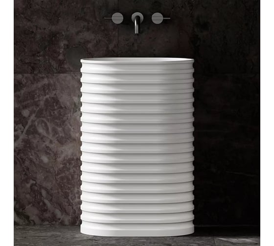 Изображение товара Отдельно стоящая раковина ABBER Stein белая матовая AS2550