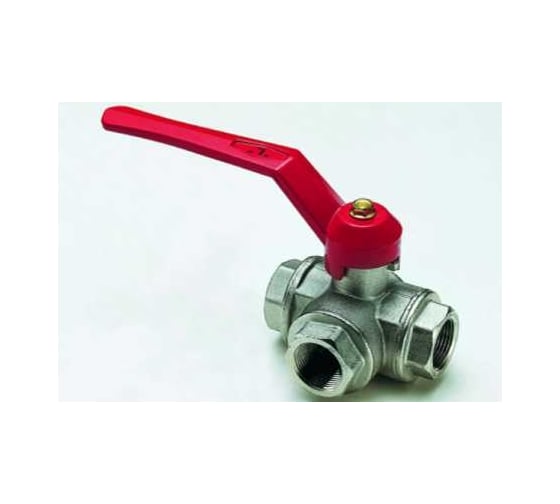 Изображение товара Трехходовой шаровой кран Tiemme 1/2" T-порт 2950058 2950058/3996T2804