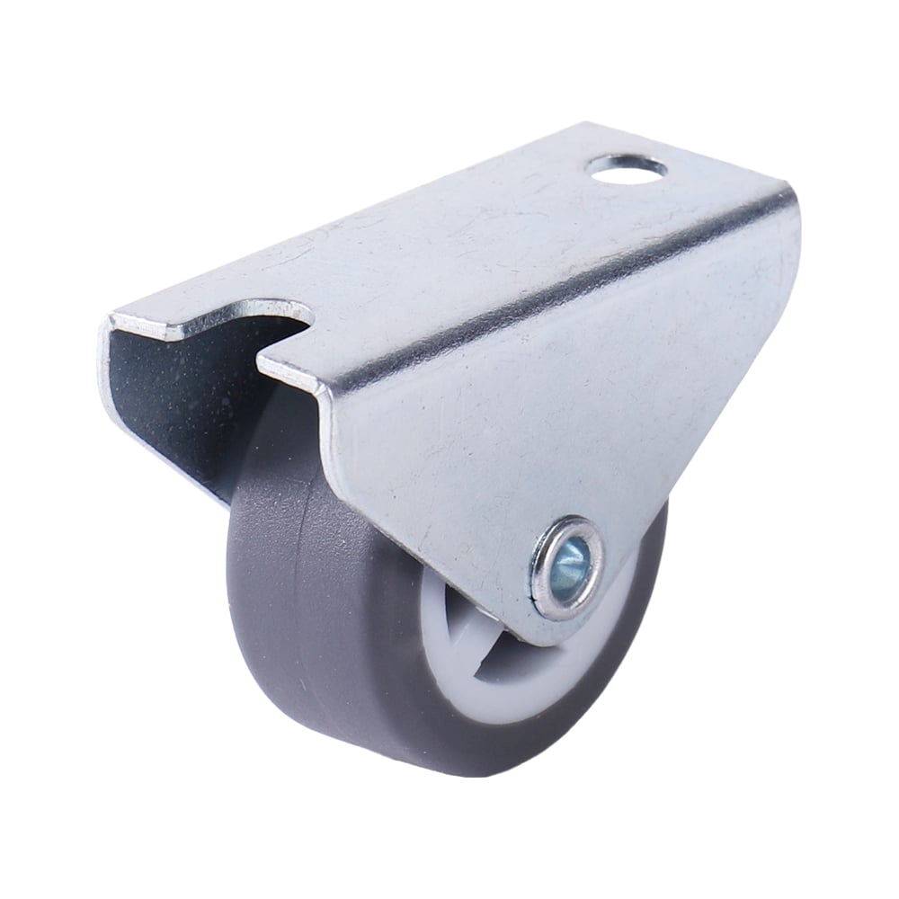 Изображение товара Неповоротные мебельные колеса Larvij 4 шт белые диаметр 30 мм