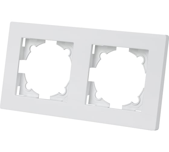 Изображение товара Рамка 2-х постовая TDM ELECTRIC белая "сенеж" SQ1816-0055
