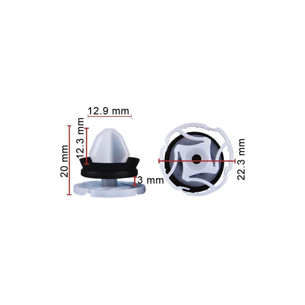 Крепеж Avers 10 шт. 9345ZN-10