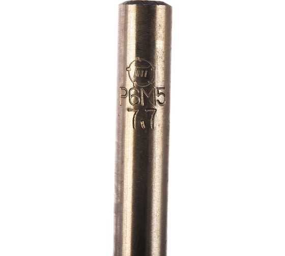 Изображение товара Сверло ООО "ТМТ ГРУПП" цилиндрический хвостовик 7.7 Р6М5 54445