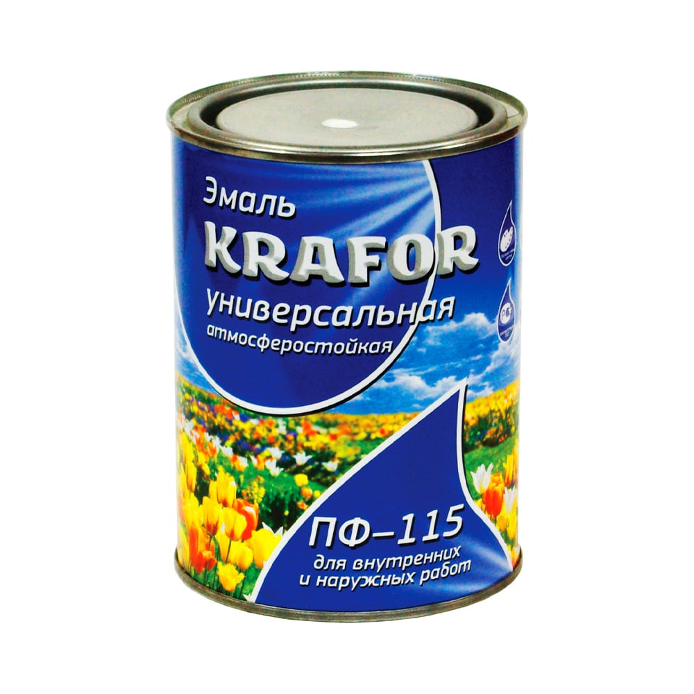 фото Универсальная эмаль krafor пф-115 розовая 2.7 кг 6 25995