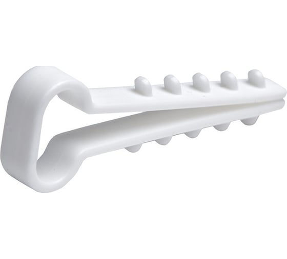 Изображение товара Дюбель-хомут для плоского кабеля Ruself 12-6 мм 100 шт. ДХБ-12-6-ПБ 00-00005897