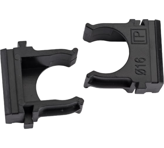 Изображение товара Крепеж-клипса для труб Промрукав полистирол черная д16 PR13.0209