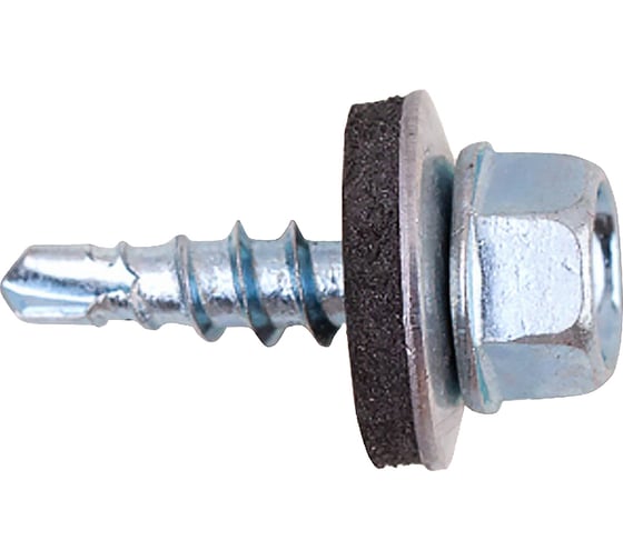 Изображение товара Кровельный саморез Стройбат оцинкованный с буром 5.5x19 мм 300 шт. 012710