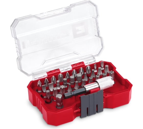 Изображение товара Набор бит 32 предмета, битодержатель, xs-case Einhell 118693