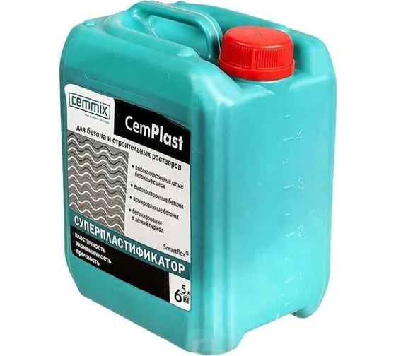 Изображение товара Пластификатор CEMMIX CEMPLAST 5 л 206781