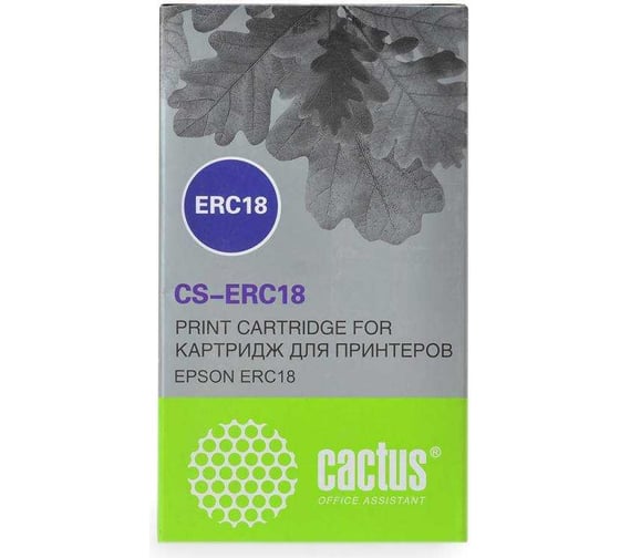 Изображение товара Матричный картридж Cactus CS-ERC18 фиолетовый, для epson erc 18/er4615-r 807472
