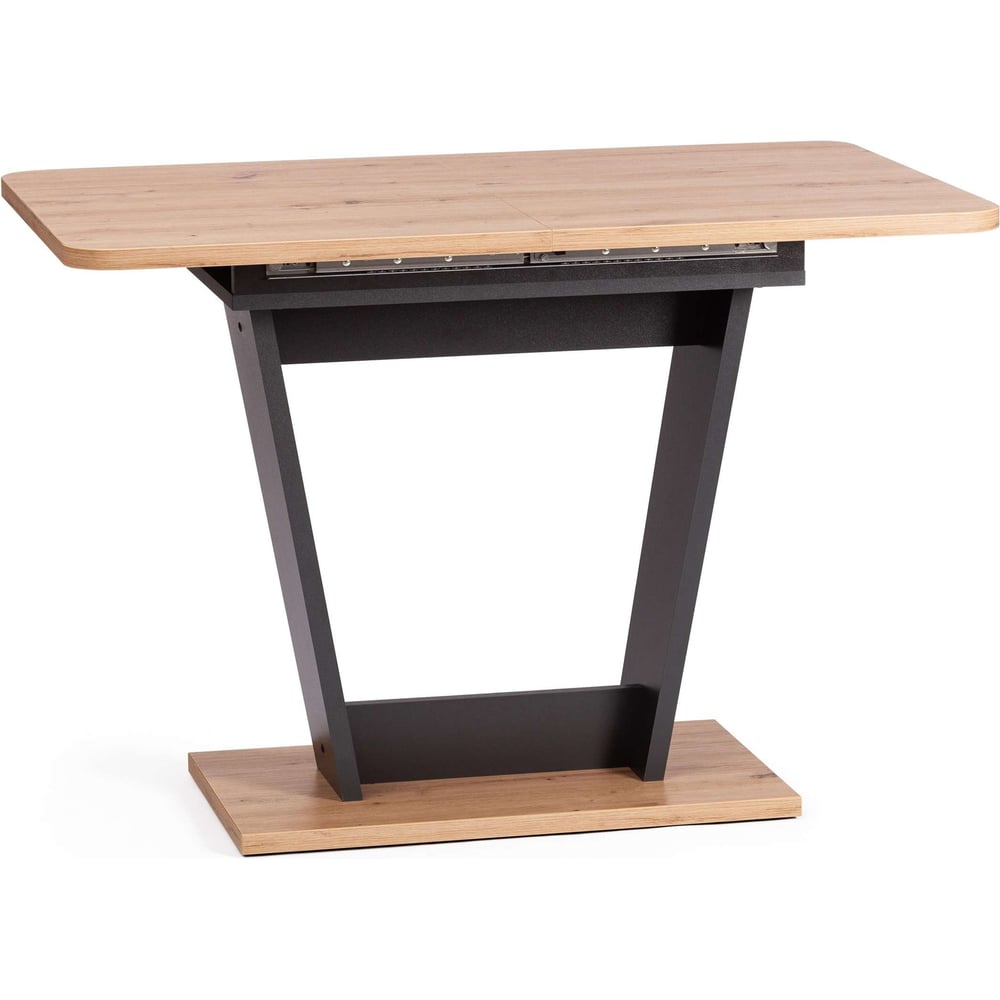 Изображение товара Стол раскладной Tetchair Fox ЛДСП, 68.6x110-145x75 см, дуб артисан/графит 21175