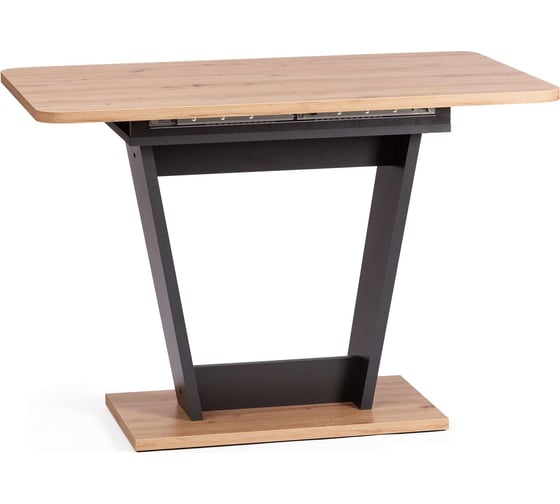 Изображение товара Стол раскладной Tetchair Fox ЛДСП, 68.6x110-145x75 см, дуб артисан/графит 21175