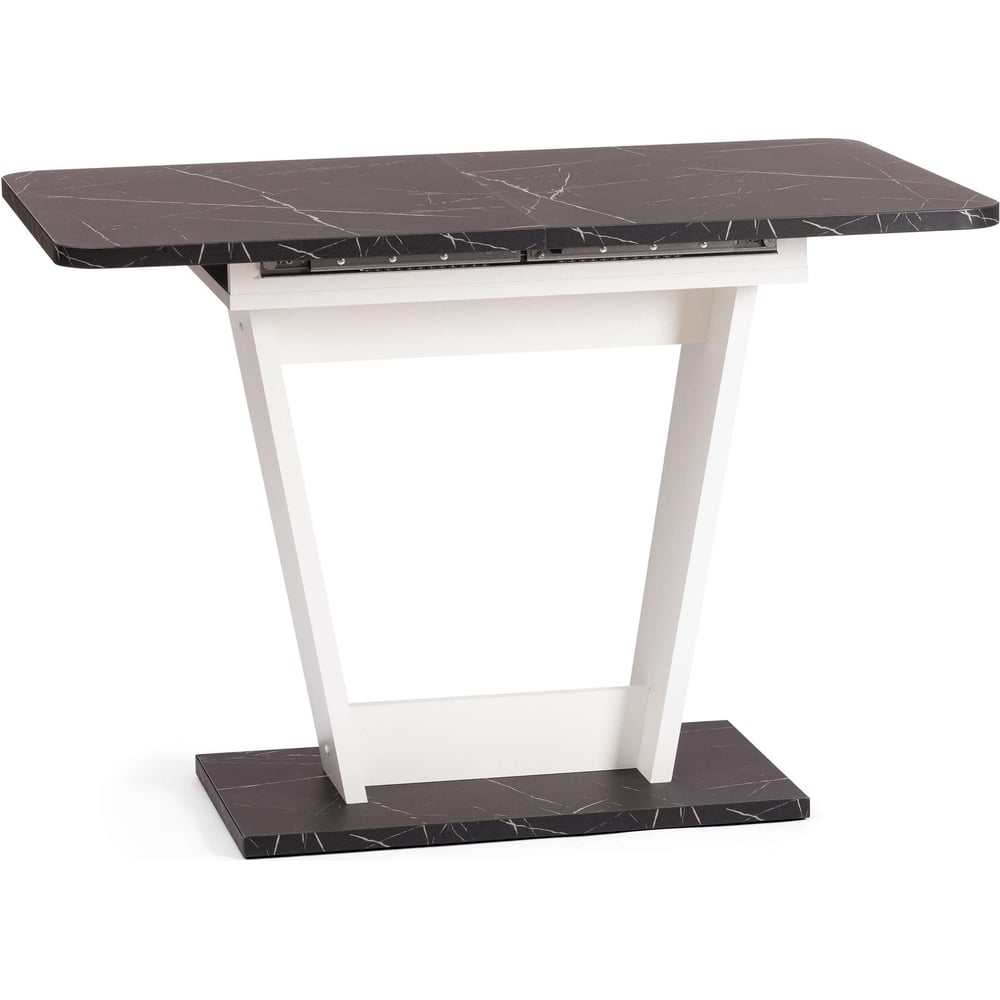 Изображение товара Стол раскладной Tetchair Fox из ЛДСП мраморный черный и белый