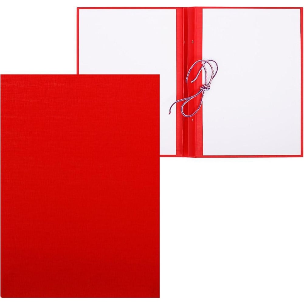 Изображение товара Папка Calligrata 10ДР00 бв без надписи A4 красная для документов