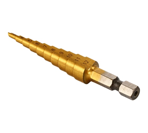 Изображение товара Ступенчатое сверло по металлу Aist 3-12 мм 67-20121 00-00021149