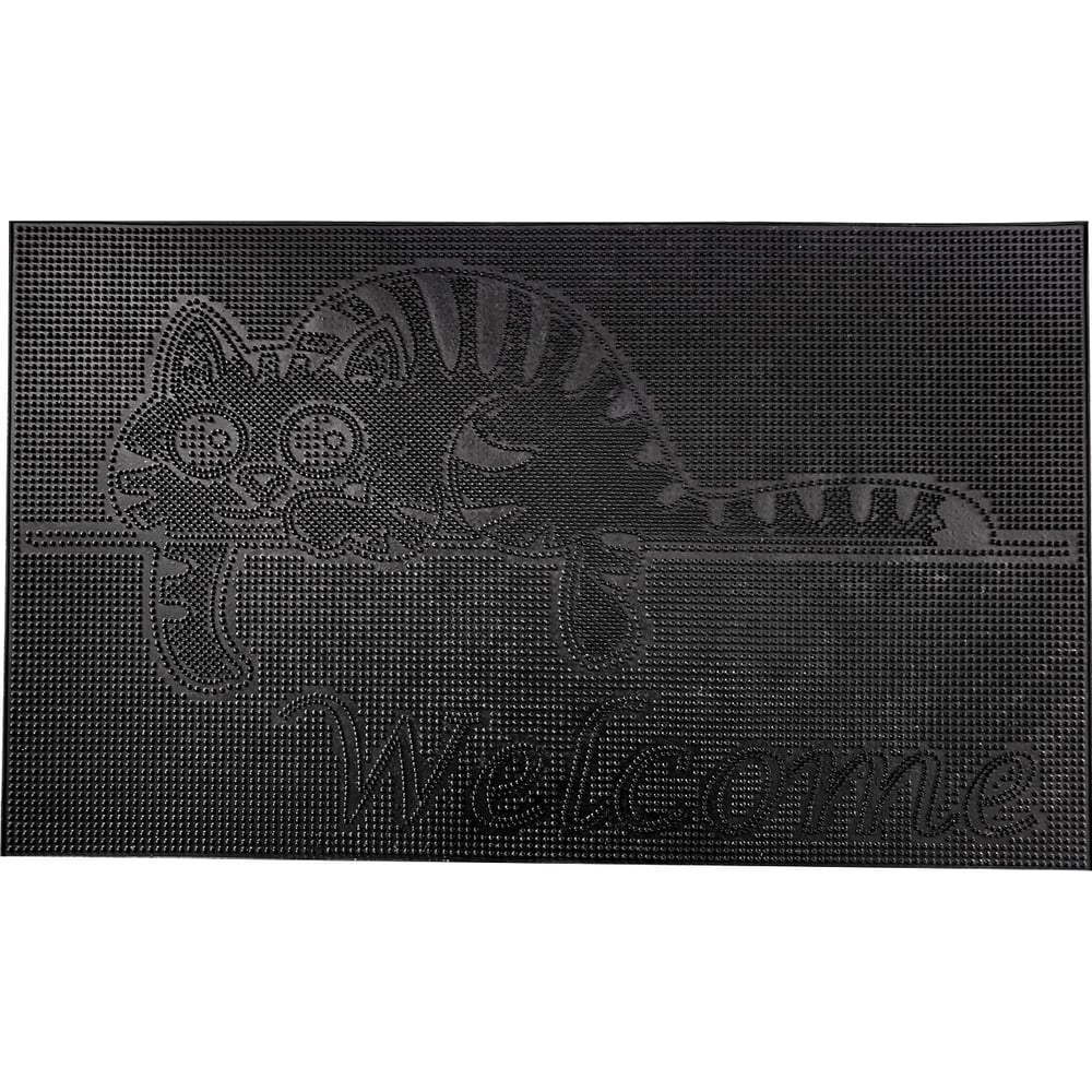 Изображение товара Придверный резиновый коврик ComeForte PIN MAT 45x75см котенок