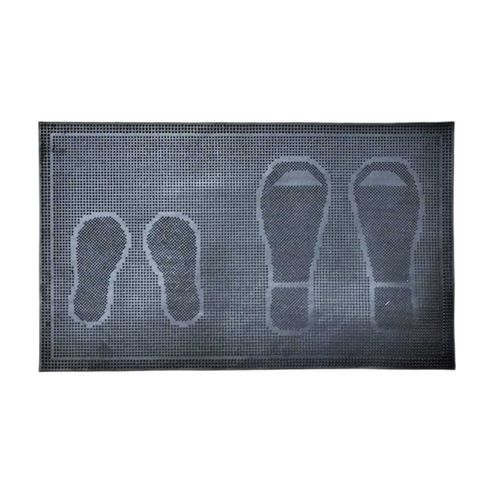 Изображение товара Придверный резиновый коврик ComeForte PIN MAT 45x75 см БОТИНКИ