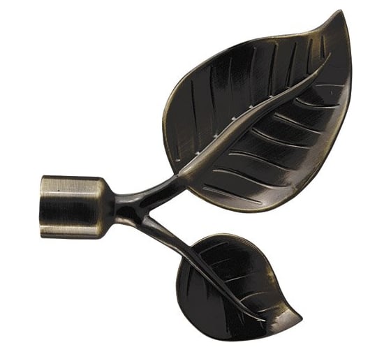 Изображение товара Наконечник DDA 16.01.01.101 DIY Березовый лист, золото антик, 16 мм, 2 шт. 52037