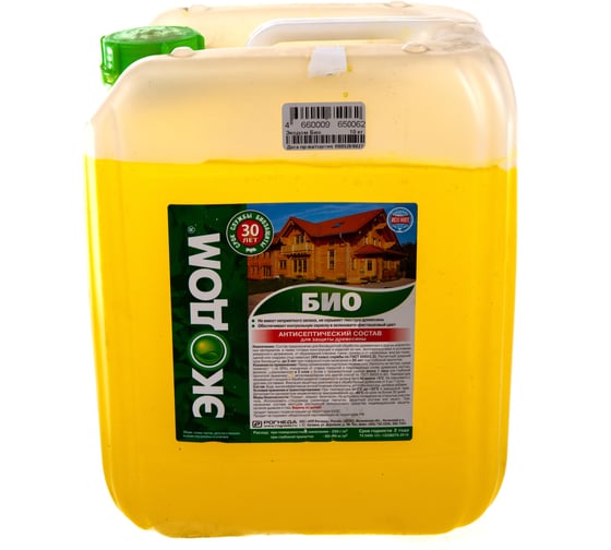 Изображение товара Антисептик для защиты древесины Экодом Био 10 кг 1 45979