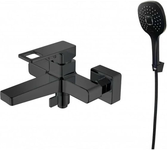 Изображение товара Смеситель для ванны Zollen LUBECK литой излив, картридж 35 мм, с аксессуарами LU61615641 467608