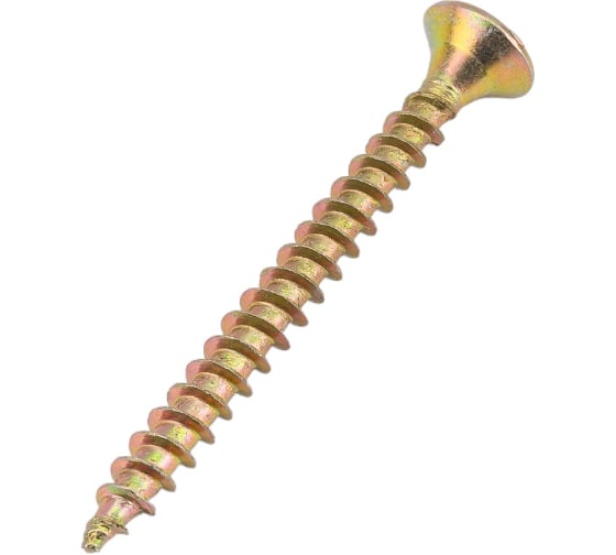 Изображение товара Универсальные желтые саморезы Стройбат 5х50 мм 150 шт.2641147/110611