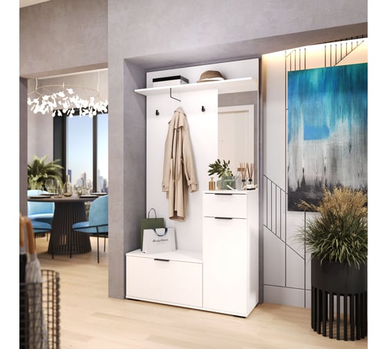 Изображение товара Секция комбинированная ТриЯ Эвита Тип 1 белый ясень 252308