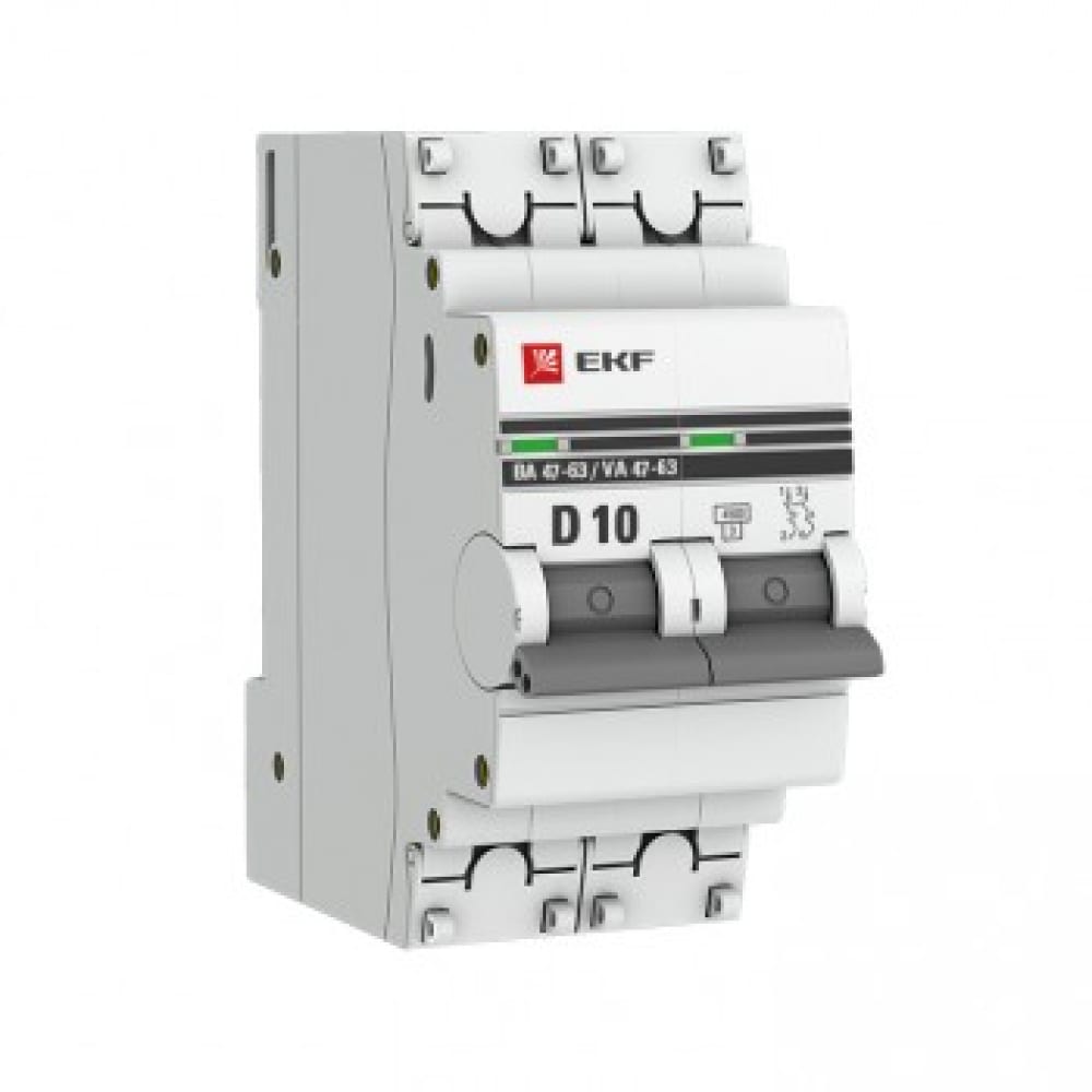 Автоматический выключатель EKF - mcb4763-2-10D-pro