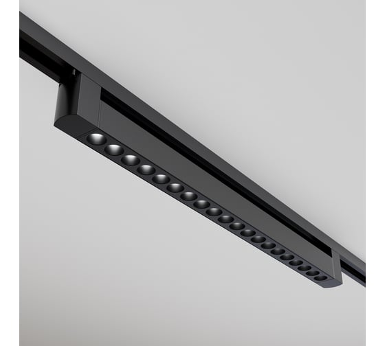 Изображение товара Трековый светильник MAYTONI points rot 20w led черный алюминий и пластик TR010-1-20W3K-M-B