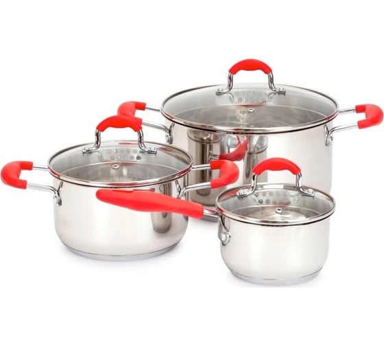 Изображение товара Набор кухонной посуды Attribute fancy, 6 предметов ASF002