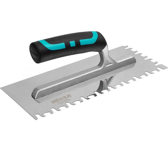 Изображение товара Шпатель зубчатый (гребенка) BIHUI из нержавеющей стали, тигровый зуб, PTSBTG