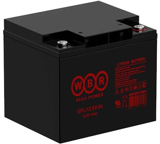 Изображение товара Аккумуляторная батарея литиевая WBR (LiFePO4) GPLi12.8V-54 12.8В, 54 Ач УТ-00002361