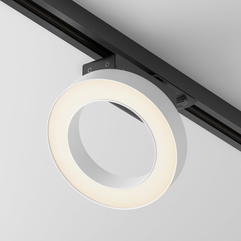 Изображение товара Трековый светильник MAYTONI rim 12W LED черно-белый